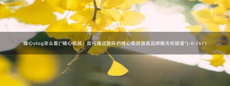 糖心vlog视频免费